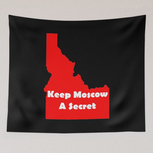 Item preview, Keep Moscow a secret - red designed and sold by ScapegoatPrints.