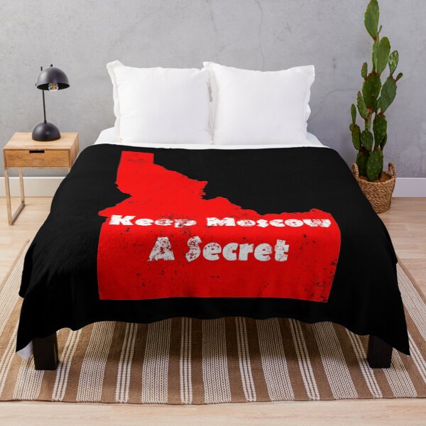 Item preview, Keep Moscow a secret - red grunge designed and sold by ScapegoatPrints.