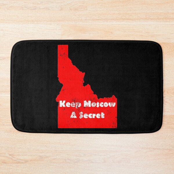 Item preview, Keep Moscow a secret - red grunge designed and sold by ScapegoatPrints.