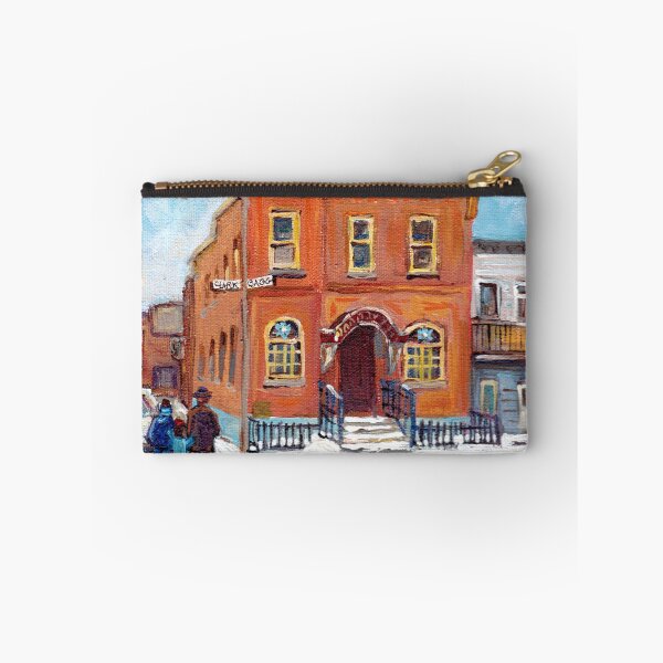 Item preview, BAGG SYNAGOGUE MONTREAL WINTER SCENE CANADIAN ART CAROLE SPANDAU designed and sold by Carole  Spandau.