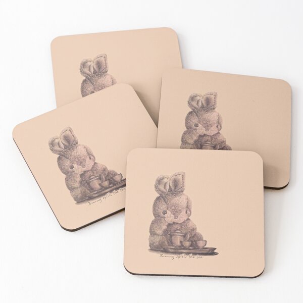 Item preview, Bunny Spills the Tea designed and sold by ElephantShoe.