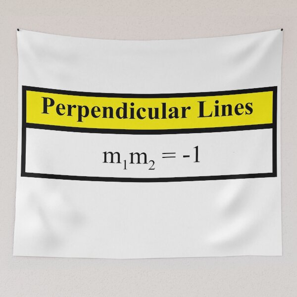 Item preview, Perpendicular Lines: The AlgebraMatrix at Redbubble designed and sold by Mark Stansberry.