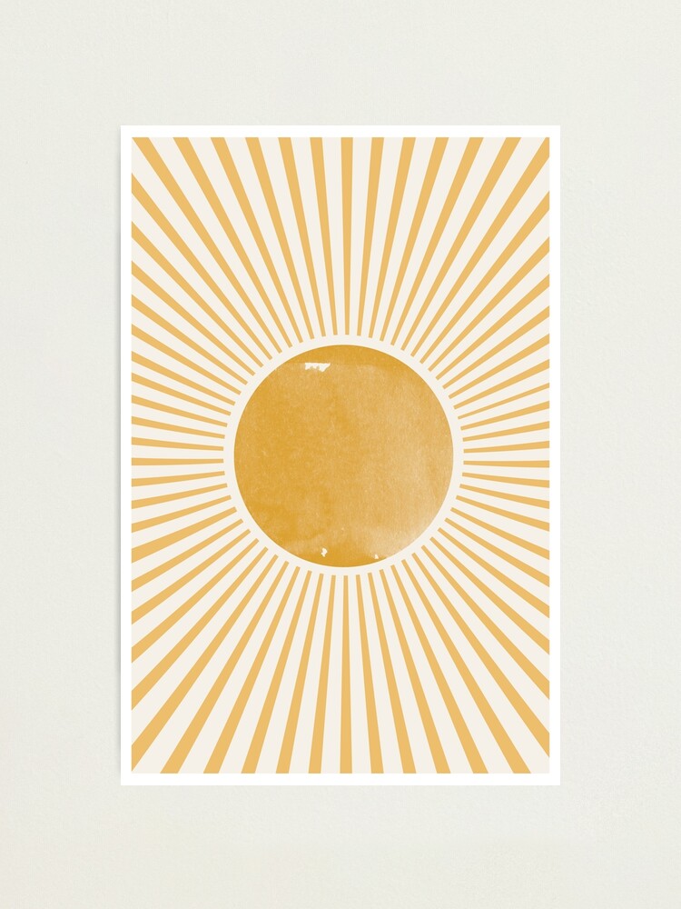 Alternate view of Retro Sun Photographic Print