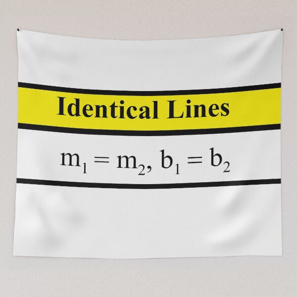 Item preview, Identical  Lines Test:  The AlgebraMatrix at Redbubble 2020 designed and sold by Mark Stansberry.