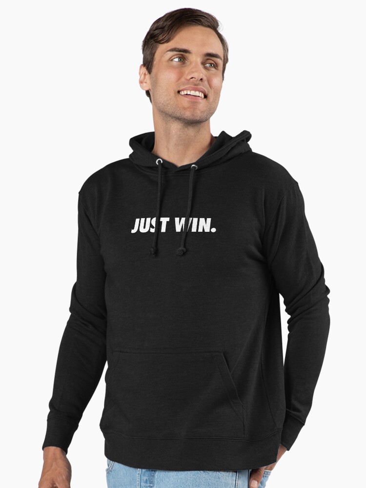 just do it hoodie black
