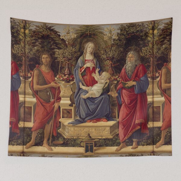 Item preview, Botticelli - The Bardi Altarpiece, Mary and Baby Jesus designed and sold by The Great  Art.