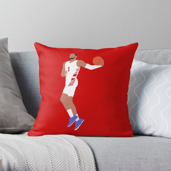 Obi Toppin Dayton Dunk Throw Pillow