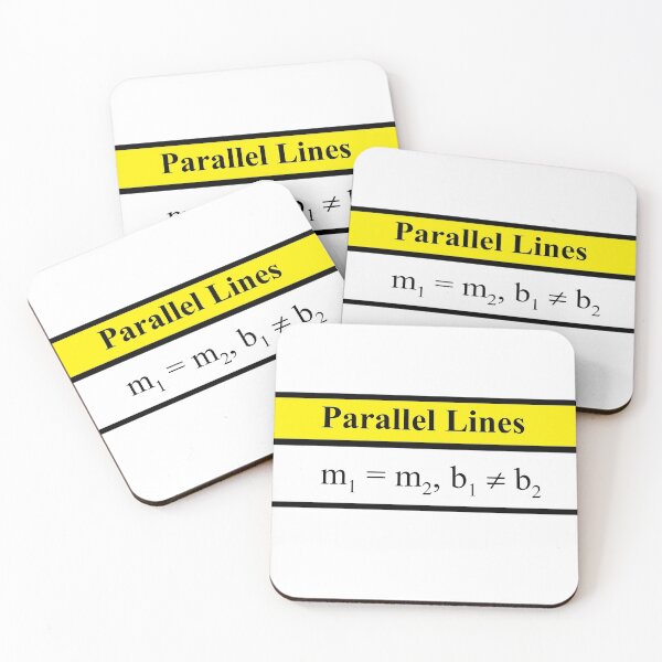 Item preview, Parallel Lines:The AlgebraMatrix at Redbubble designed and sold by Mark Stansberry.