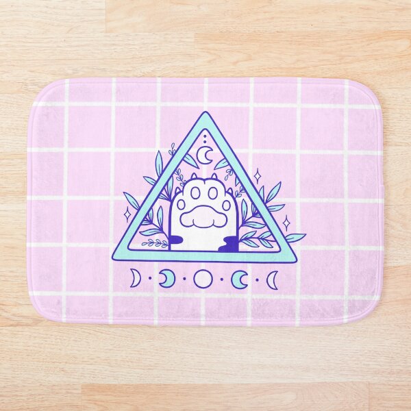 Witchy Cat Paw 03 Bath Mat