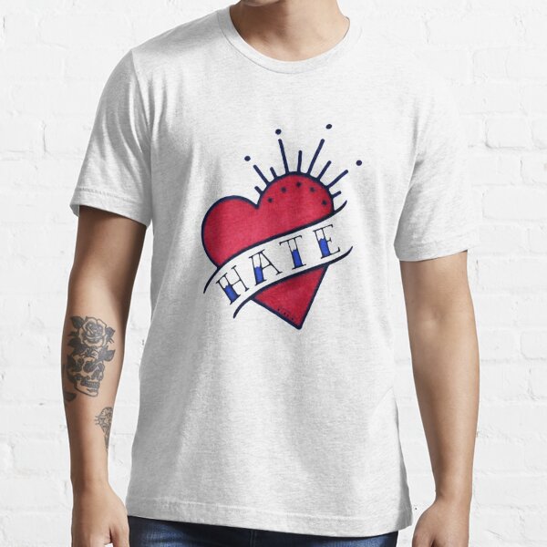 Fuck Love Tattoo T Shirt For Sale By Emeteneme Redbubble Emeteneme T Shirts Fuck Love Tattoo T Shirts Love Tattoo T Shirts