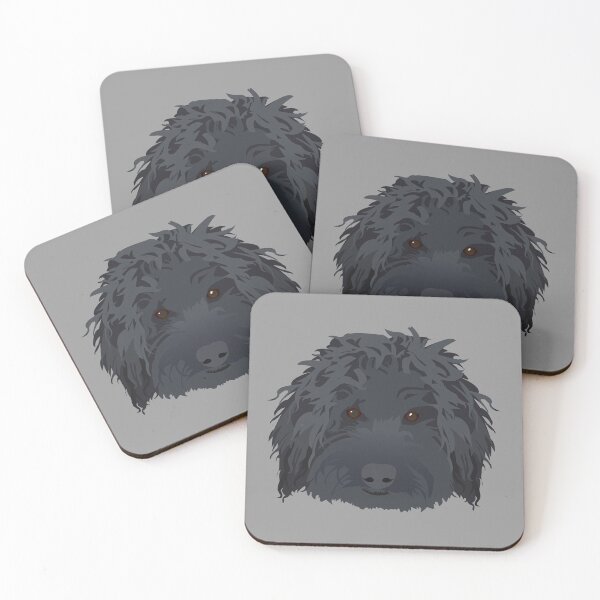Item preview, Black Labradoodle designed and sold by KCPetPortraits.