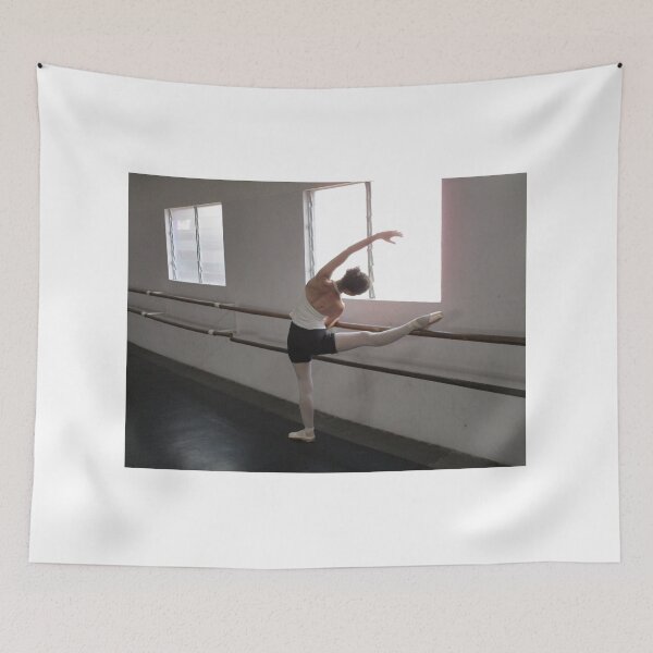 Item preview, Ballet stretch at the barre, jambe sur la barre designed and sold by StephanieCAD.
