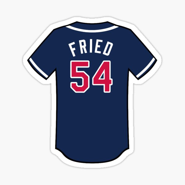 max fried jersey number Sticker for Sale by madisonsummey