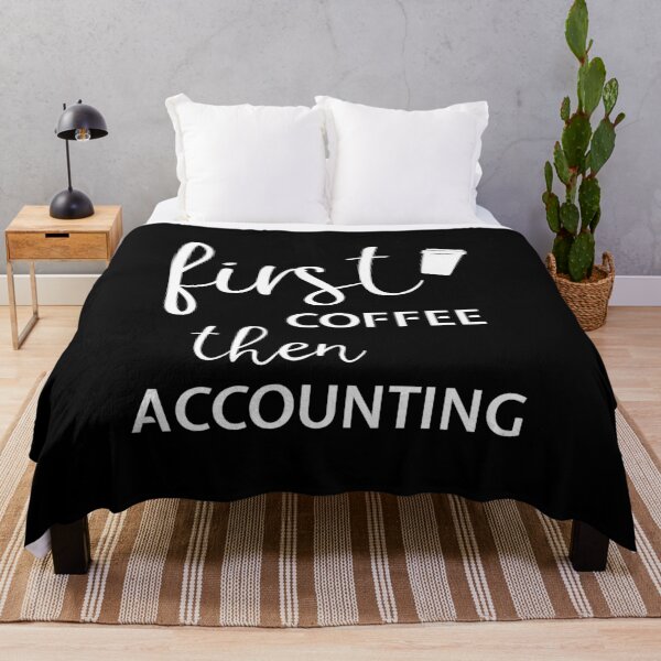 Artikelvorschau, Buchhalter First Coffee Lover CPA Buchhaltung Math Tax Lustiges Design entworfen und verkauft von CreatedByHeidi.