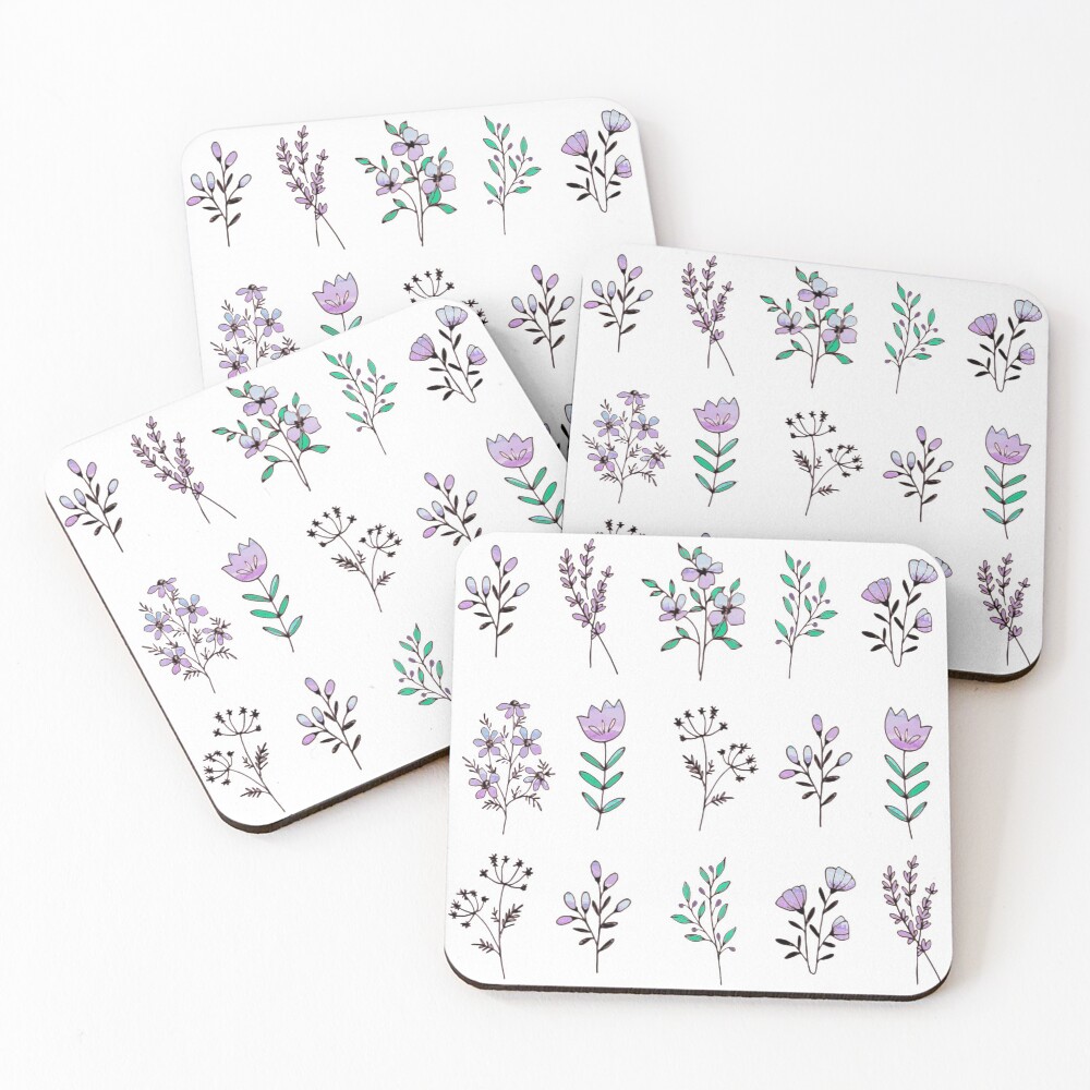 Item preview, Coasters (Set of 4) designed and sold by OkihanaShop.