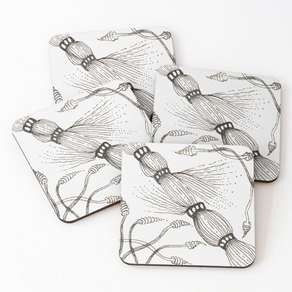 Item preview, black and white abstract illustration in the style of zenart  designed and sold by RonaKurt.