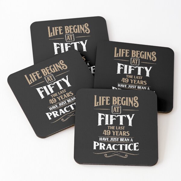 Item preview, Life Begins At Fifty, 50th Birthday Gift designed and sold by RicardoTito.