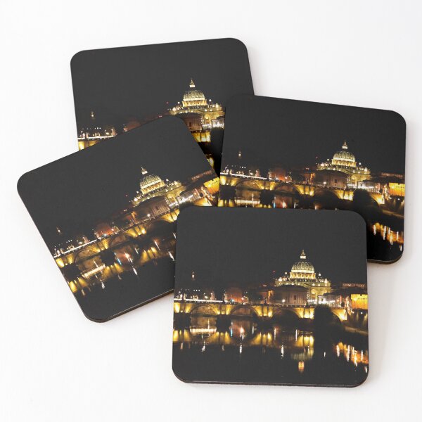 Item preview, Night shot of the Vatican Angel Bridge designed and sold by Mii-pics.