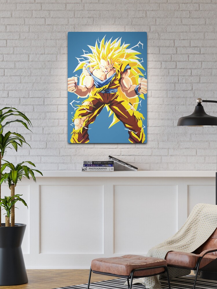 Anime cel of Goku Super Saiyan 3 , in Maroin Eluasti's Art of Anime Comic  Art Gallery Room