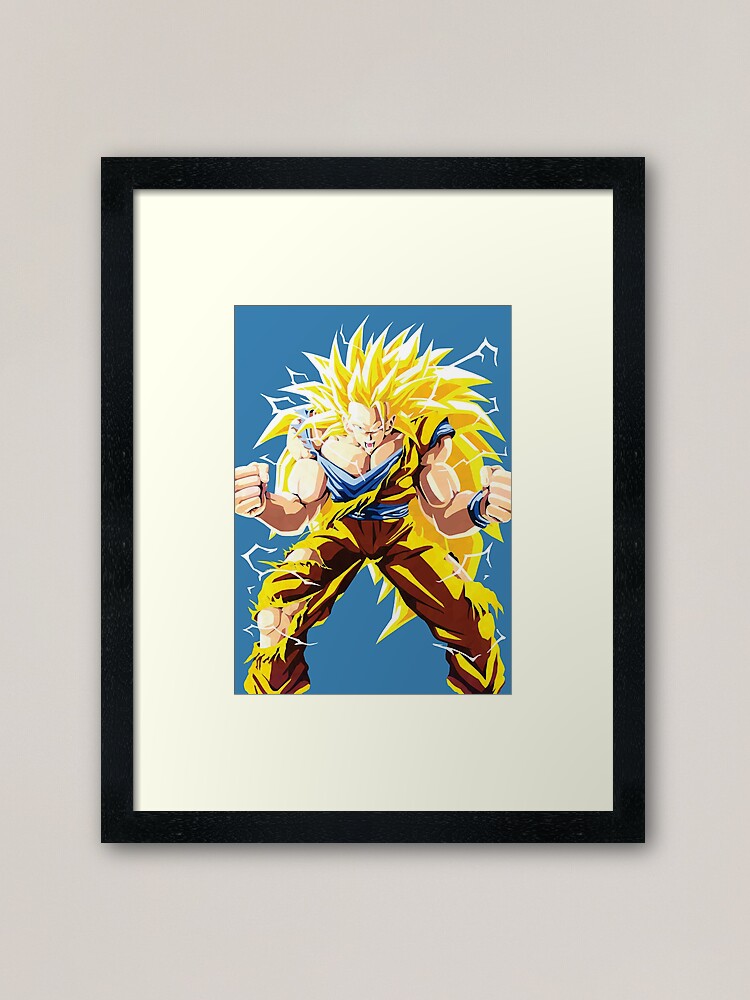 Super Saiyan 3 Goku Metal Print for Sale by ItalianBrussel