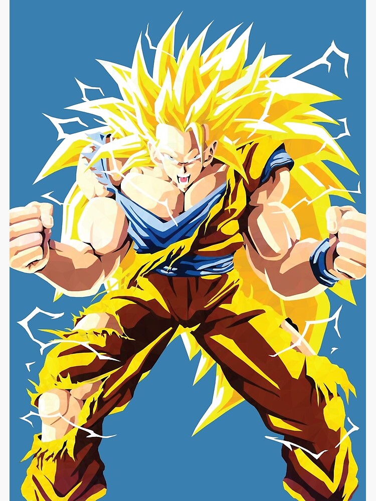 Super Saiyan 3 Goku Poster for Sale by ItalianBrussel