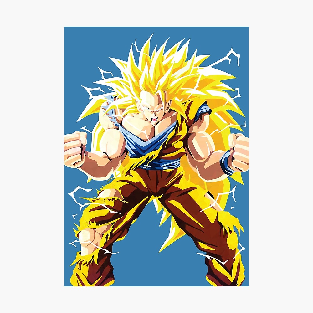 Super Saiyan 3 Goku Poster for Sale by ItalianBrussel