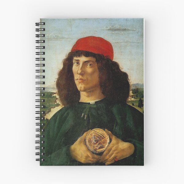 Item preview, Sandro Botticelli - Portrait of a Man with a Medal of Cosimo the Elder designed and sold by The Great  Art.