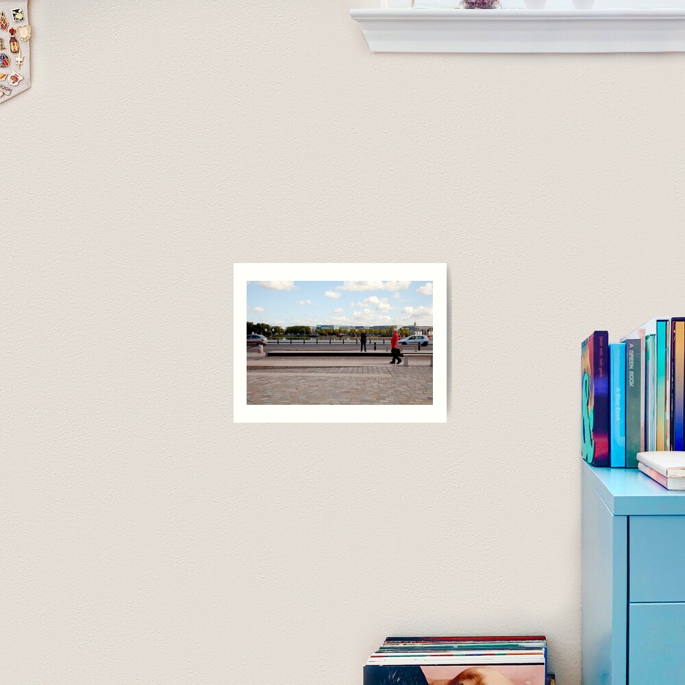 Two Men, Bordeaux 2011 Art Print