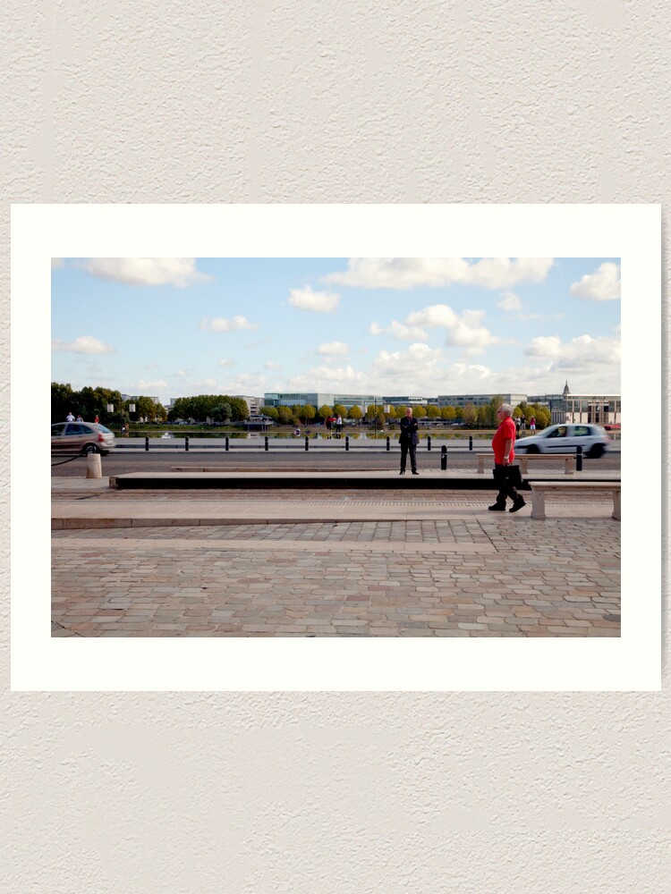 Alternate view of Two Men, Bordeaux 2011 Art Print