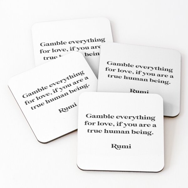 Item preview, Rumi - Gamble everything for love designed and sold by Skippingbird.