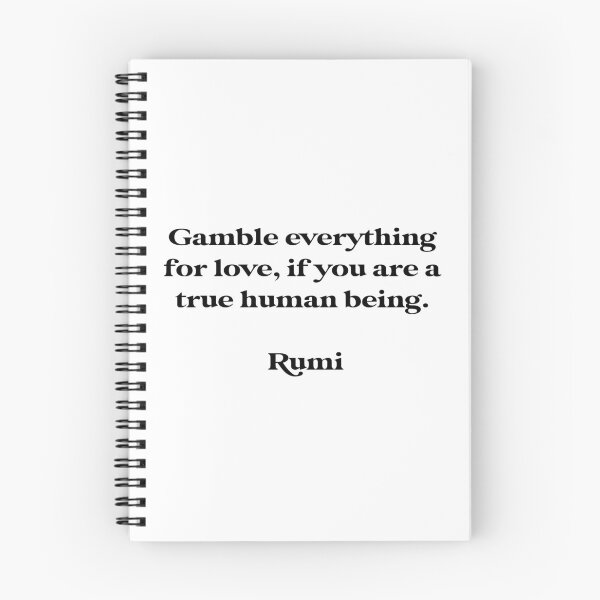 Item preview, Rumi - Gamble everything for love designed and sold by Skippingbird.
