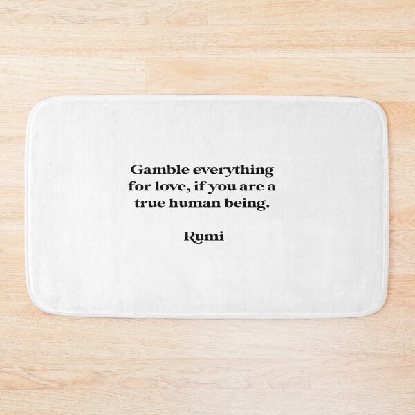 Item preview, Rumi - Gamble everything for love designed and sold by Skippingbird.