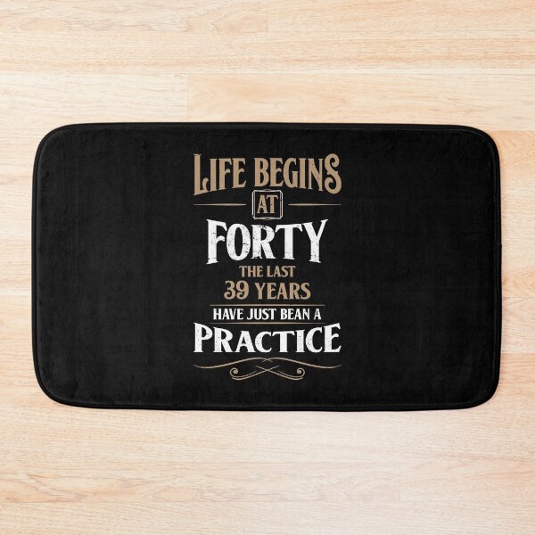 Item preview, Life Begins At Forty, 40th Birthday Gift designed and sold by RicardoTito.
