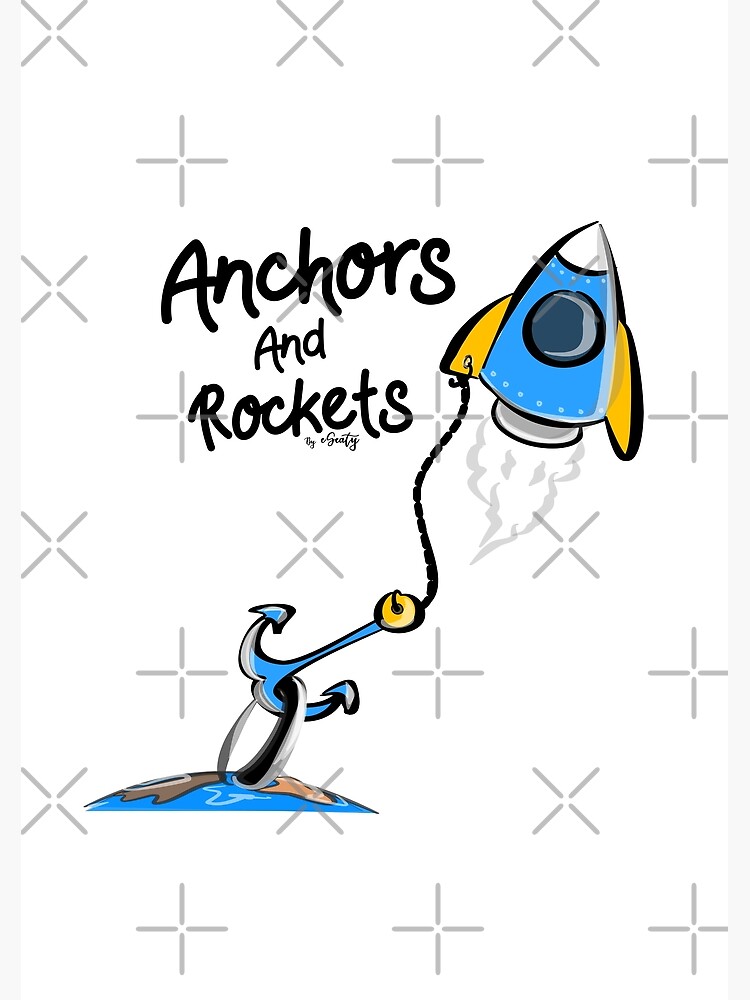 "Anchors and Rockets" Poster for Sale by eSeaty Redbubble