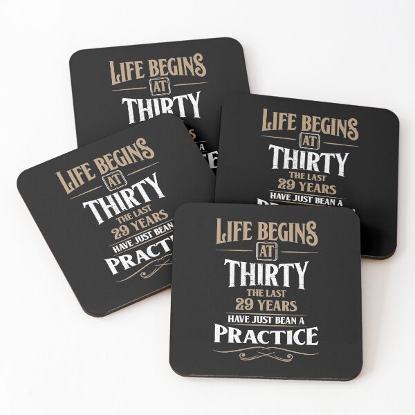 Item preview, Life Begins At Thirty, 30th Birthday Gift designed and sold by RicardoTito.
