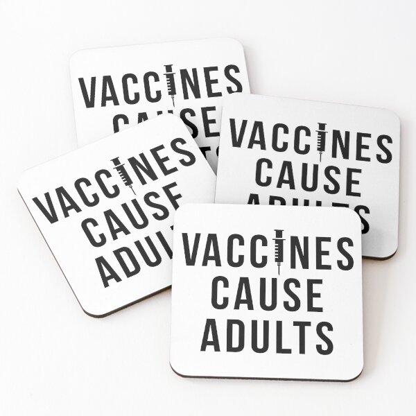 Item preview, Vaccines Cause Adults - Black Color designed and sold by IlarionAnaniev.