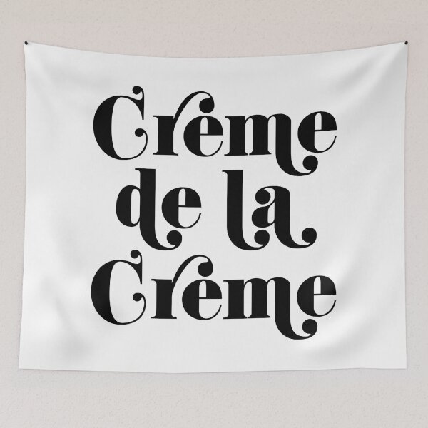 Item preview, CRÉME DE LA CRÉME (black) designed and sold by JennieCarolina.