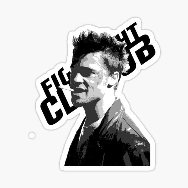 club de combat art vintage Sticker