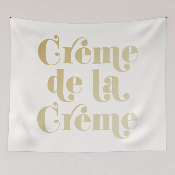 Item preview, CRÉME DE LA CRÉME (faux gold foil) designed and sold by JennieCarolina.
