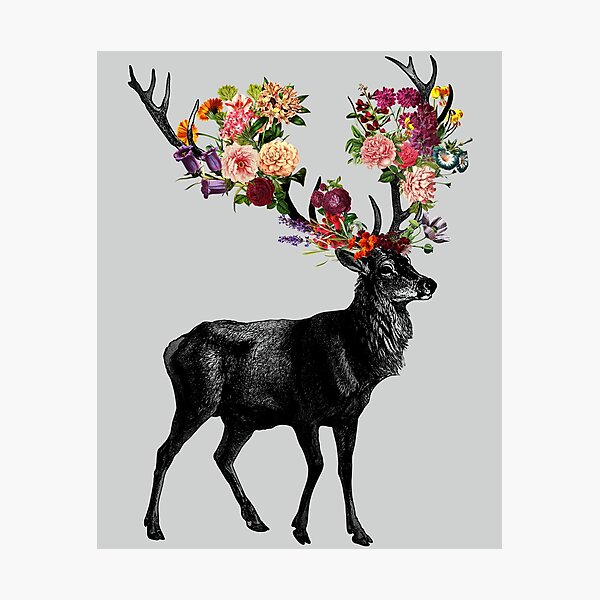 Item preview, Spring Itself Deer Floral by Tobe Fonseca designed and sold by Tobe Fonseca®.