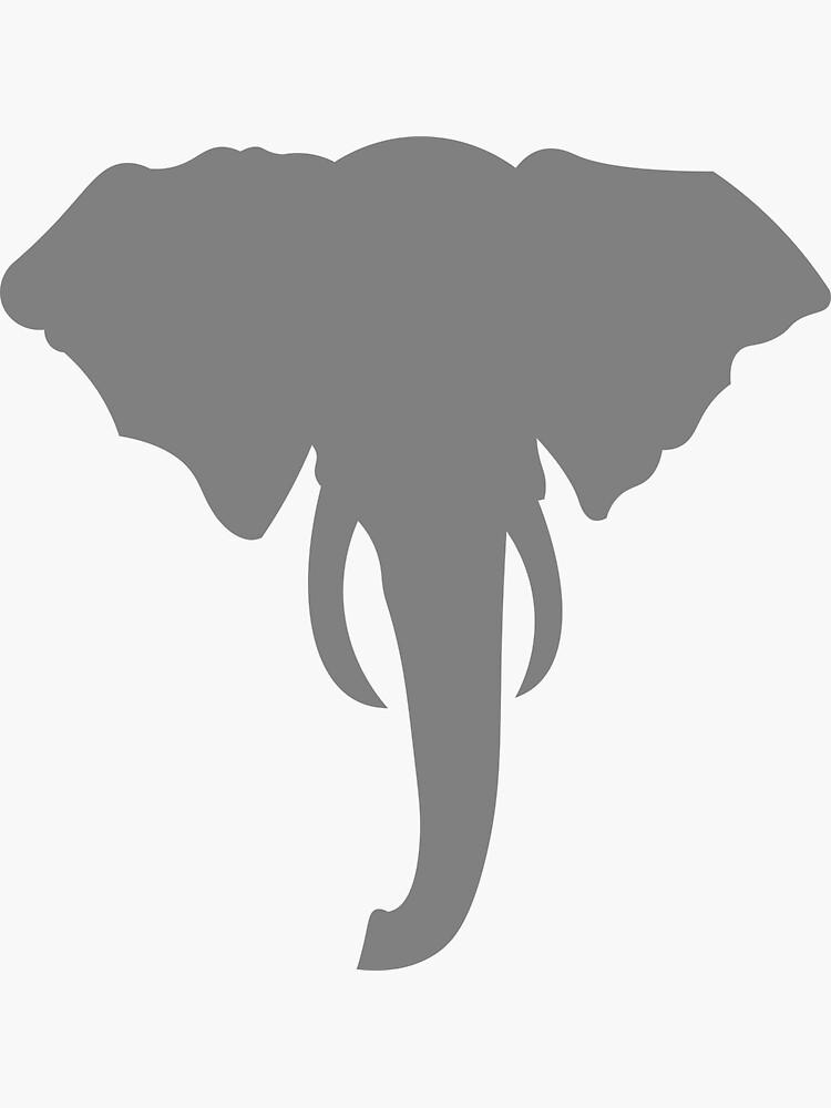 "Elephant Sticker" Sticker for Sale by mattgibson Redbubble