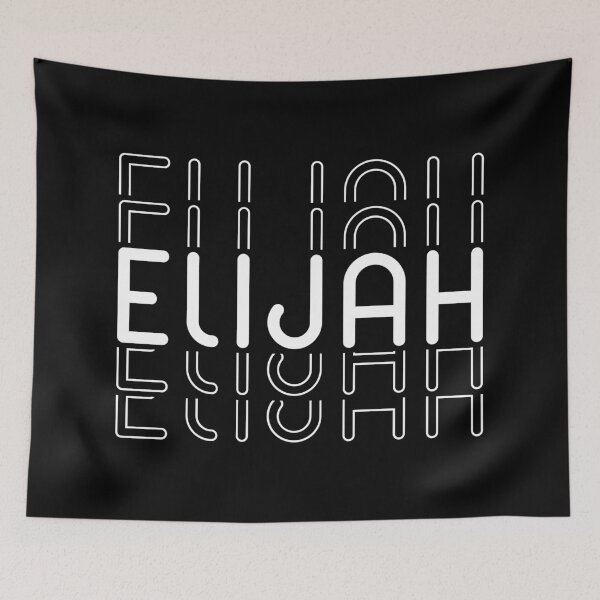 Item preview, Name Elijah in Black and White Style designed and sold by Time-is-Money.