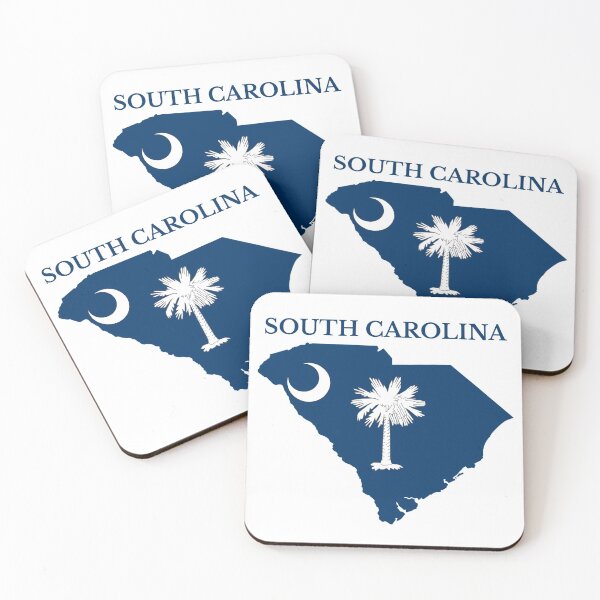 Item preview, South Carolina Flag Map designed and sold by marosharaf.