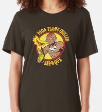 Yoga Flame Grilled BBQ Slim Fit T-Shirt