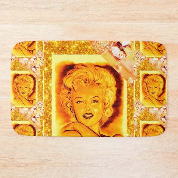 Item preview, Marilyn diamonds and glitter orange gold designed and sold by GittaG74.