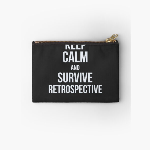 Item preview, Developer Keep Calm and Survive Retrospective designed and sold by bliptee.