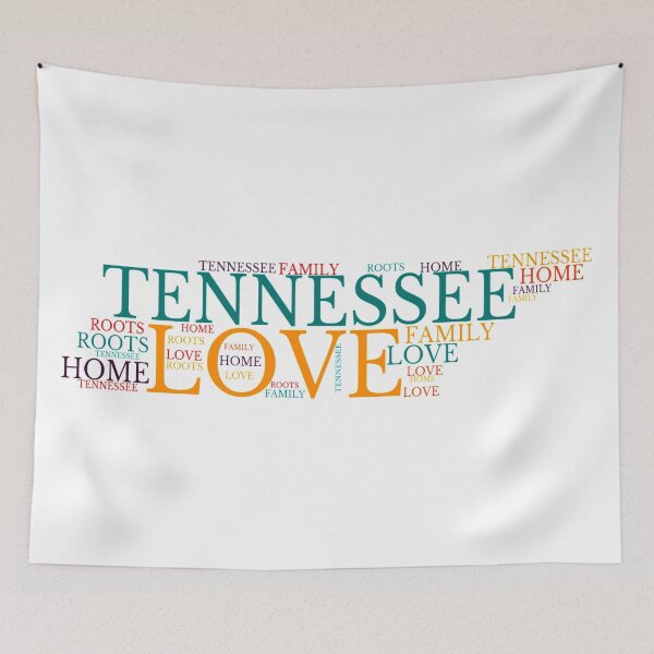 Item preview, Tennessee Home, Love, Roots and Family Map designed and sold by marosharaf.