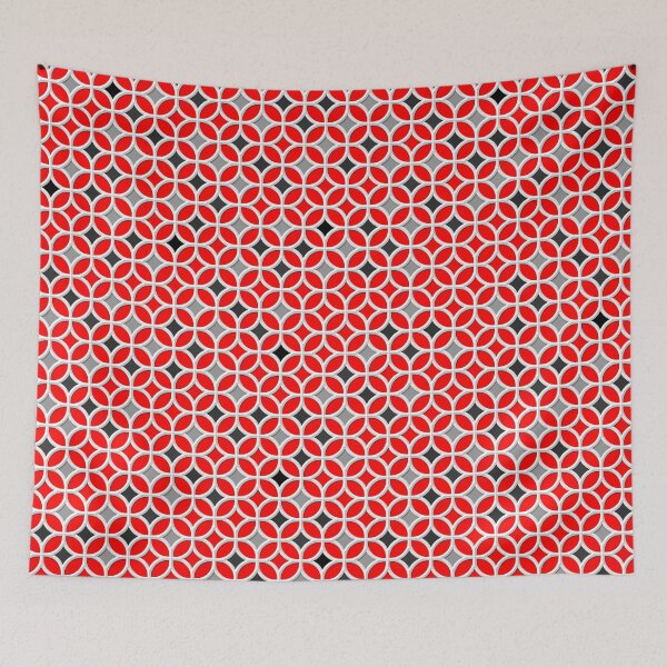 Item preview, Black and White, Red and Gray designed and sold by Sharon Schwalbe.