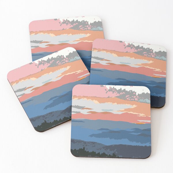 Item preview, Blue Ridge Mountains Sunset designed and sold by cocotoe.
