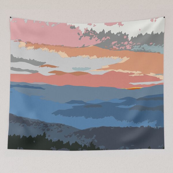 Item preview, Blue Ridge Mountains Sunset designed and sold by cocotoe.